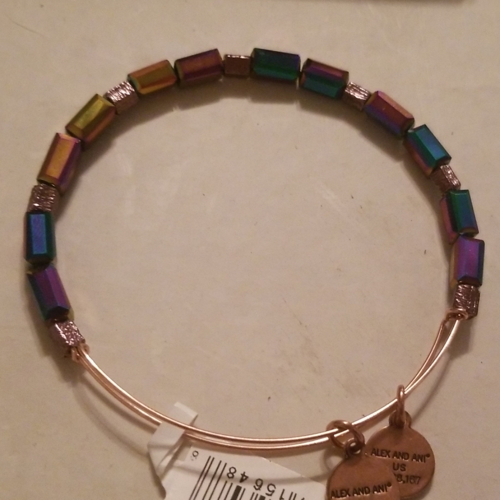 NWT - Alex and Ani Metallic Burgundy Wrap&Gift Box - Picture 4 of 5